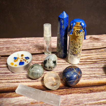 Intuition & Divination Spell Box: Psychic Development Crystal Gift Set