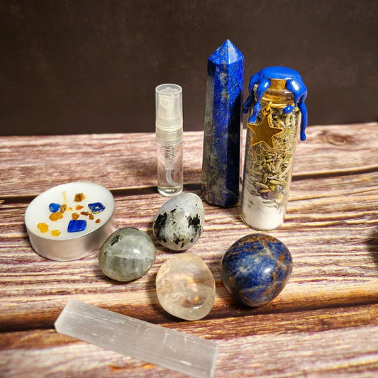 Intuition & Divination Spell Box: Psychic Development Crystal Gift Set